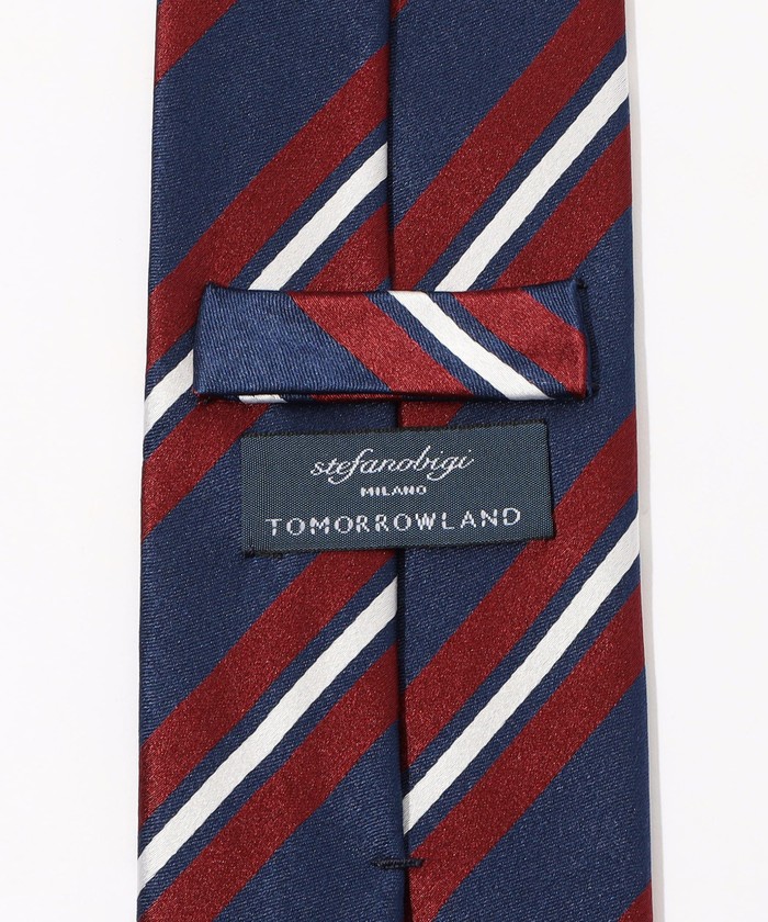 STEFANO BIGI × TOMORROWLAND レジメンタル　ネクタイ STEFANO BIGI シルク 小紋柄ネクタイ｜トゥモローランド 公式通販