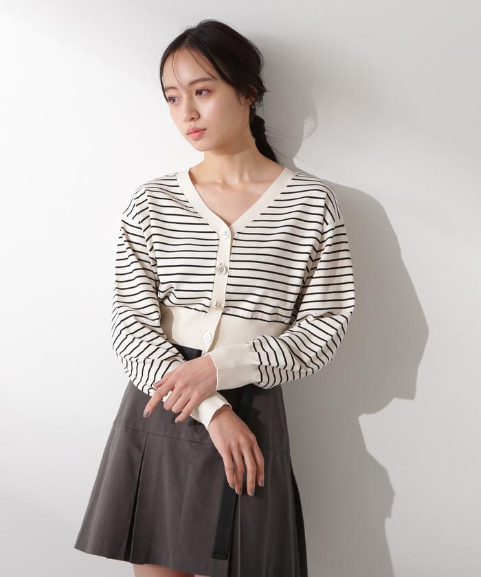 JILLSTUART オリーヴニットブルゾン ベージュ