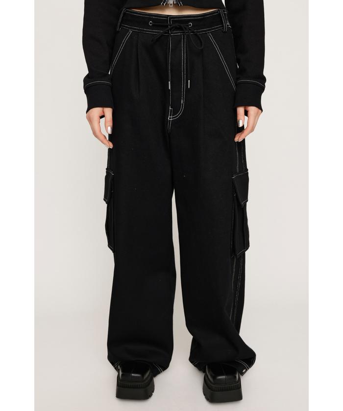 SLY スライ COMBI RELAX CUT デニムパンツ スウェット セール 50%OFF】COMBI RELAX CUT パンツ(505844786) | スライ