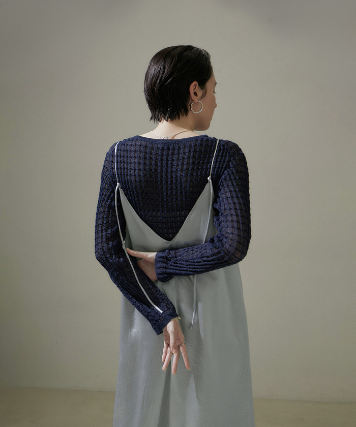 セール 30%OFF】【WEB限定】2WAYワッシャーサテンキャミ