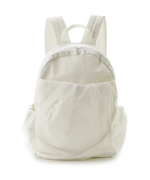 emmi atelier】eco メッシュミニギャザーボディーバックパック