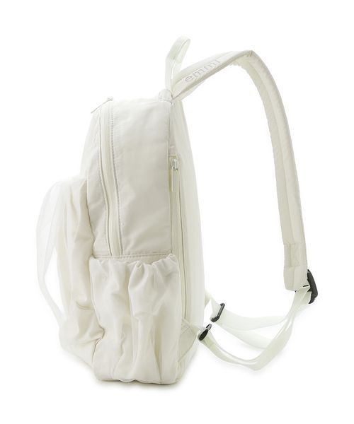 emmi atelier】eco メッシュミニギャザーボディーバックパック