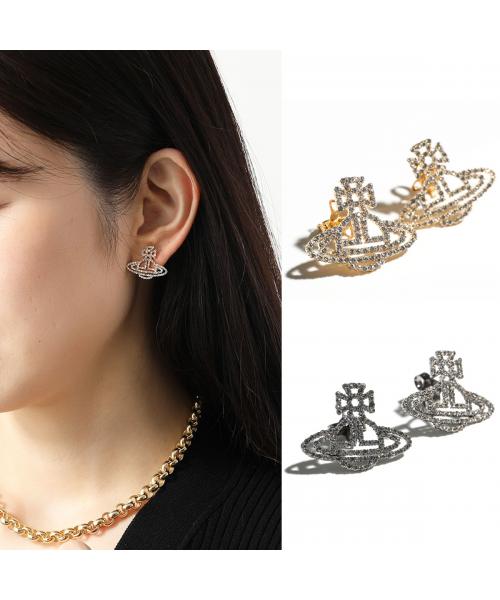 Vivienne とりあい Westwood オーブ ロゴ ピアス 片耳 Vivienne とりあい Westwood オーブ ロゴ ピアス 片耳