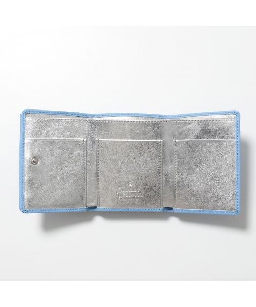 Vivienne Westwood 三つ折り財布 52010013 L001N レザー オーブ