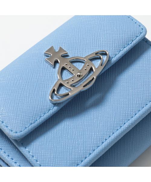 Vivienne Westwood 三つ折り財布 52010013 L001N レザー オーブ