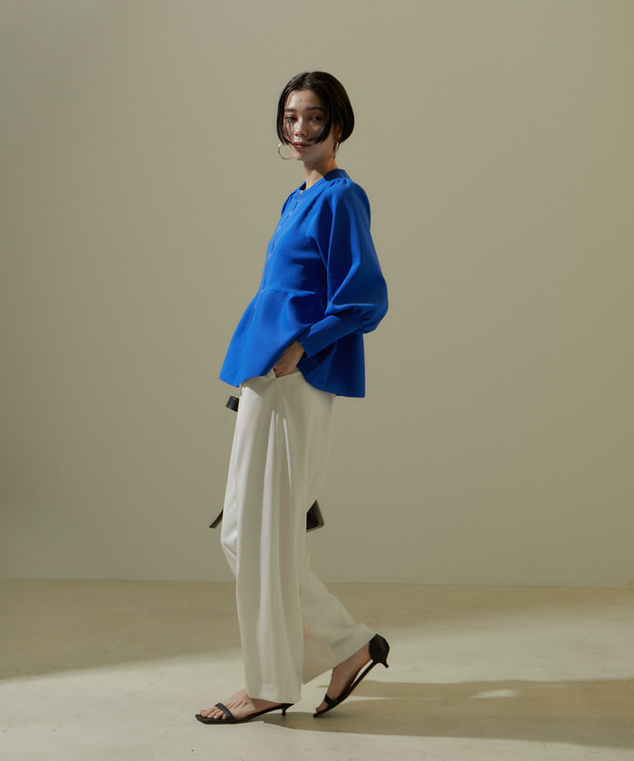 セール 30%OFF】【WEB限定】ジップペプラムカーディガン【洗える