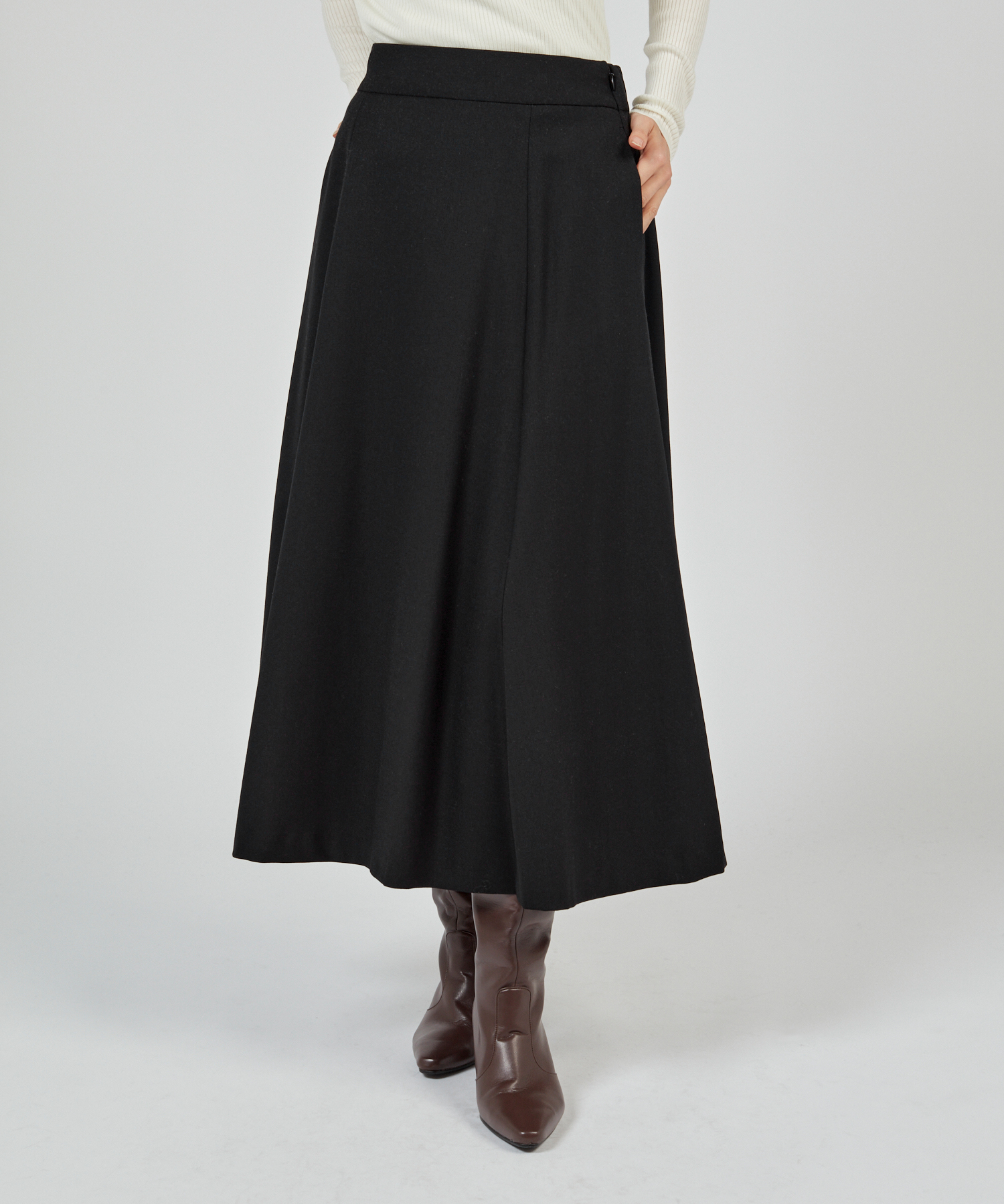 theory luxe★美品★ロングジレ リネン混 リネン混】theory luxe ロングジレ ワンピース ジレドレス