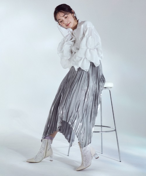 ジェリービーンズ　JELLY BEANS　シアービジューショート　ブーツ セール 50%OFF】シアービジューショートブーツ(505829756