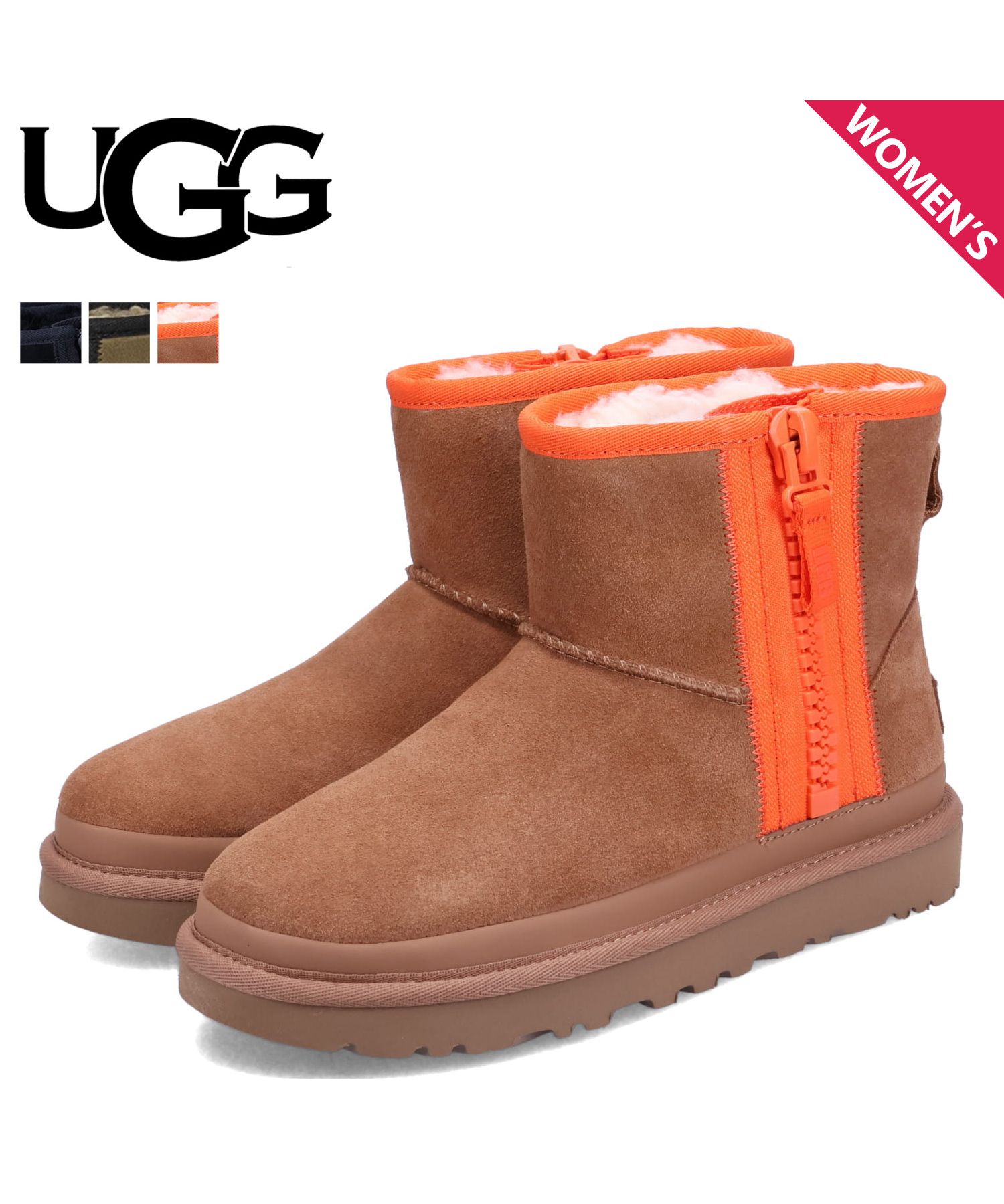 UGG アグ／Classic Mini Zipper Tape Logo