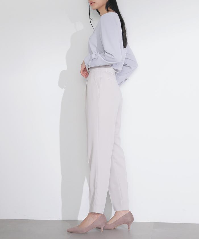ポリエステルドビー SETUPシリーズ＞テーパードパンツ(505847345