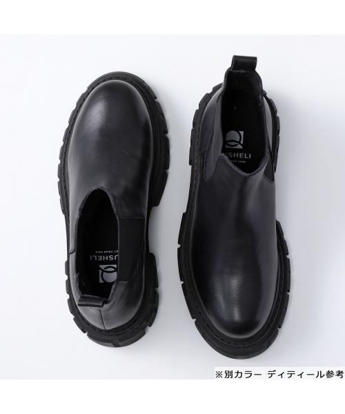QUSHELI ショートブーツ 36620 レザー サイドゴア セール 33%OFF】クシェリ QUSHELI QUSHELI ショートブーツ 36620