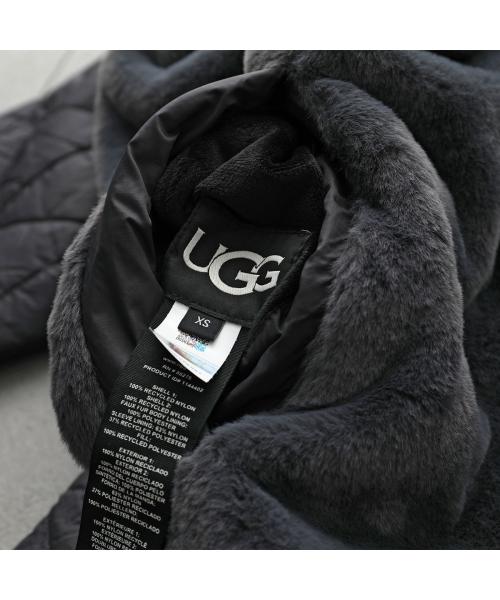 値下げ】 UGG ポーチ キルティングファーブラック