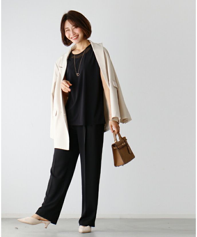 tシャツ インナーとしても着られる！首元美人シースルートップス レディース Ehre style tシャツ インナーとしても着られる！首元美人