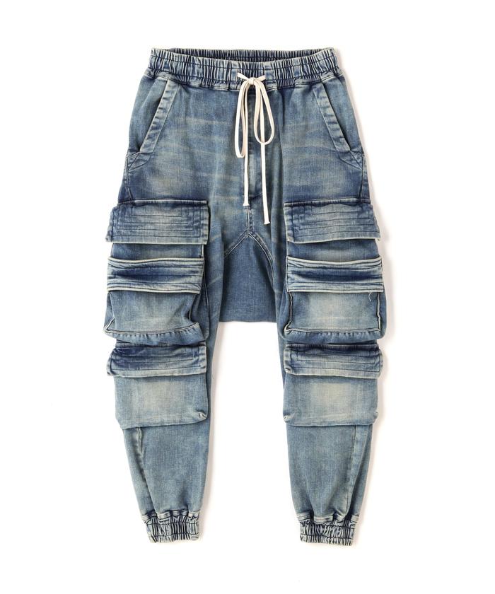 A.F ARTEFACT/Stretch Denim Sarouel Easy(505838418