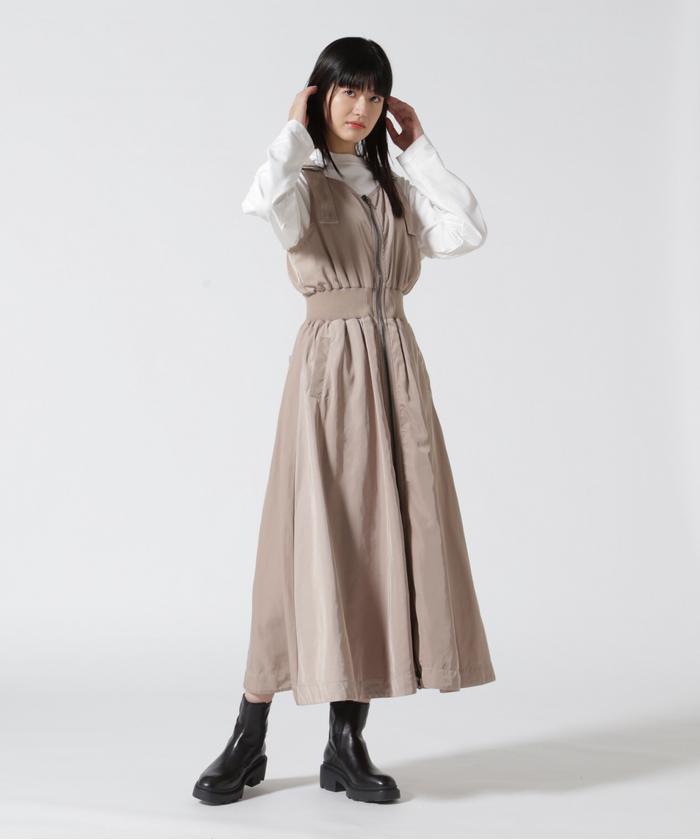 ももリズリサ・セシルマクビー・イング・マーキュリーデュオ等レディース服 Risley(リズレー) 別注MA－1 ワンピース(505844894) | ビー