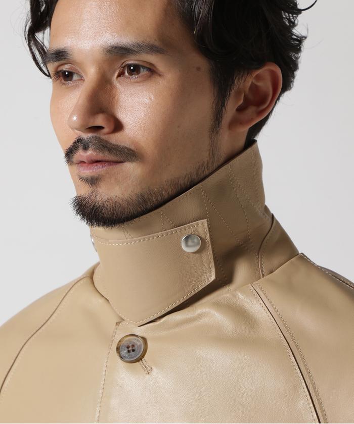 YOKE/ヨーク/LEATHER CUT OFF HALF COAT(505844903) | ガーデン