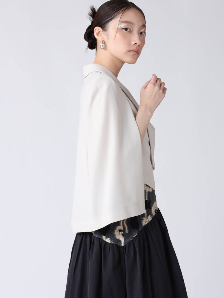 ヤマダヤresil ケープデザインショートジャケット ケープデザインショートジャケット - resil - Aga｜YAMADAYA STORE