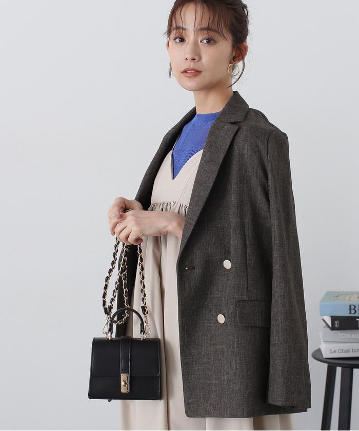 ダブルブレストテーラードジャケット《S Size Line》 (505849436 ダブルブレストテーラードジャケット《S Size Line》 (505849436