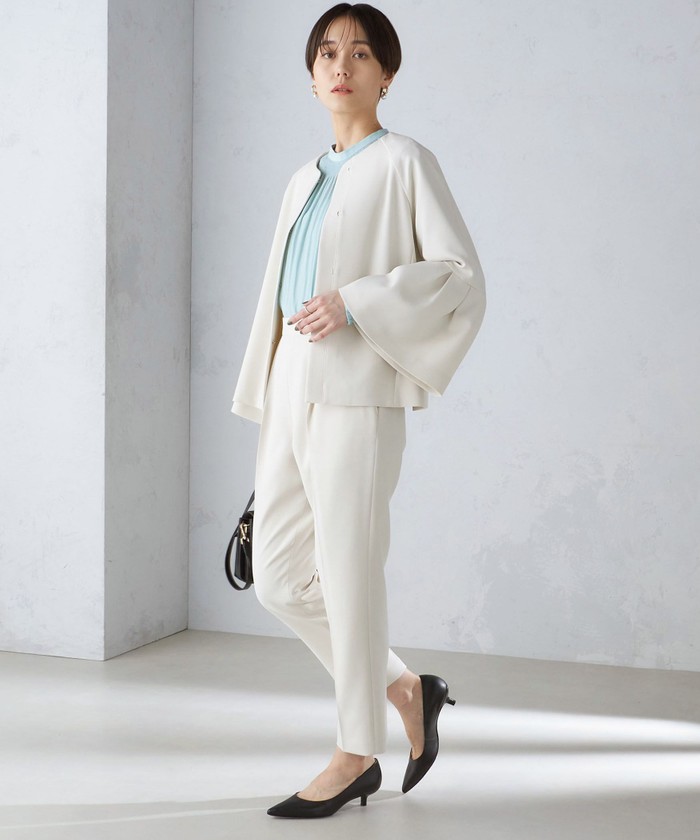 セール 50%OFF】〈セレモニー対応可〉ダブルクロス ノーカラー