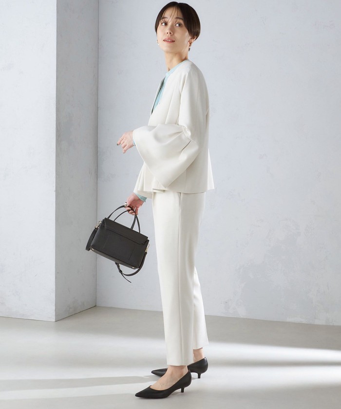 新品　シップス　〈セレモニー対応可〉ダブルクロス ノーカラー ジャケット セール 50%OFF】〈セレモニー対応可〉ダブルクロス ノーカラー