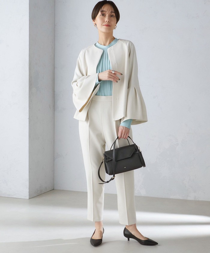 セール 50%OFF】〈セレモニー対応可〉ダブルクロス ノーカラー