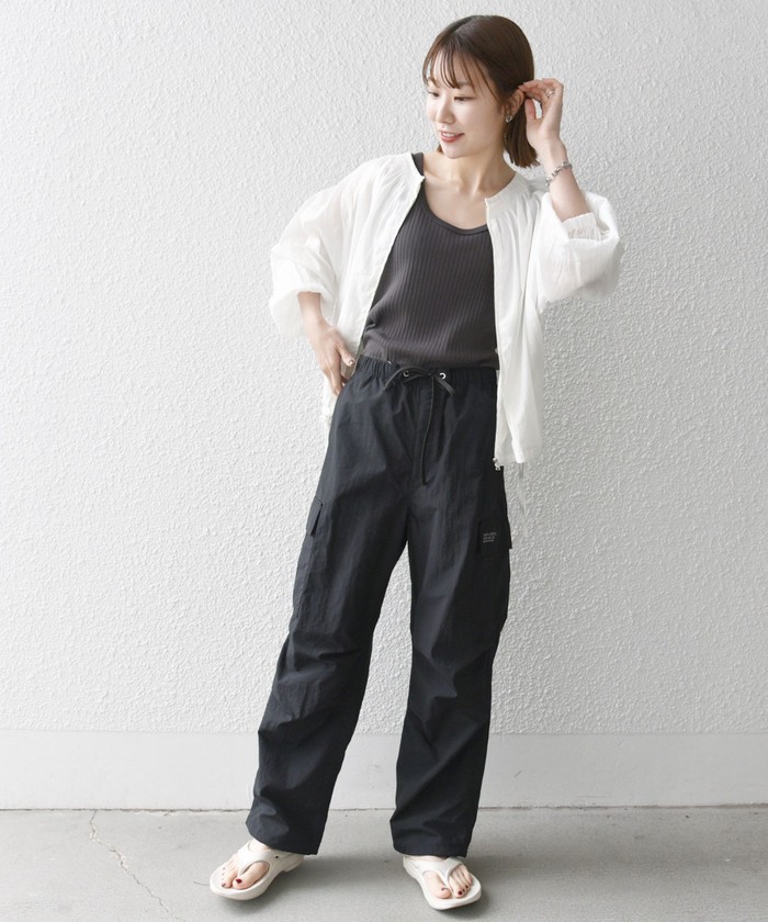 セール】【SHIPS any別注】 HINSON: ワイド ストレート ナイロン セール】【SHIPS any別注】 HINSON: ワイド ストレート ナイロン