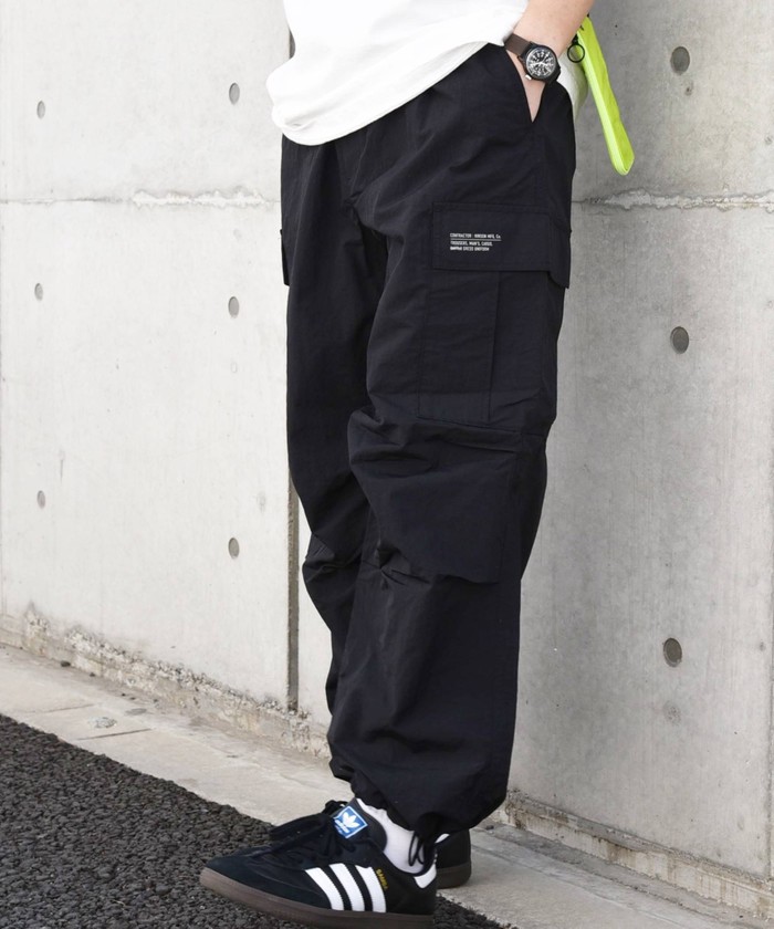 セール】【SHIPS any別注】 HINSON: ワイド ストレート ナイロン セール】【SHIPS any別注】 HINSON: ワイド ストレート ナイロン