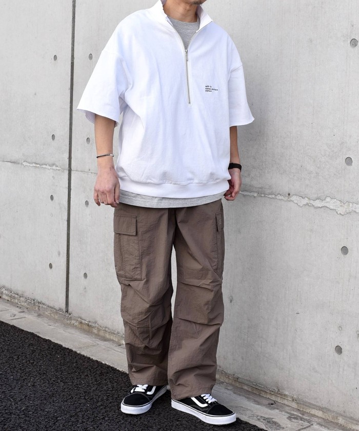 セール】【SHIPS any別注】 HINSON: ワイド ストレート ナイロン セール】【SHIPS any別注】 HINSON: ワイド ストレート ナイロン