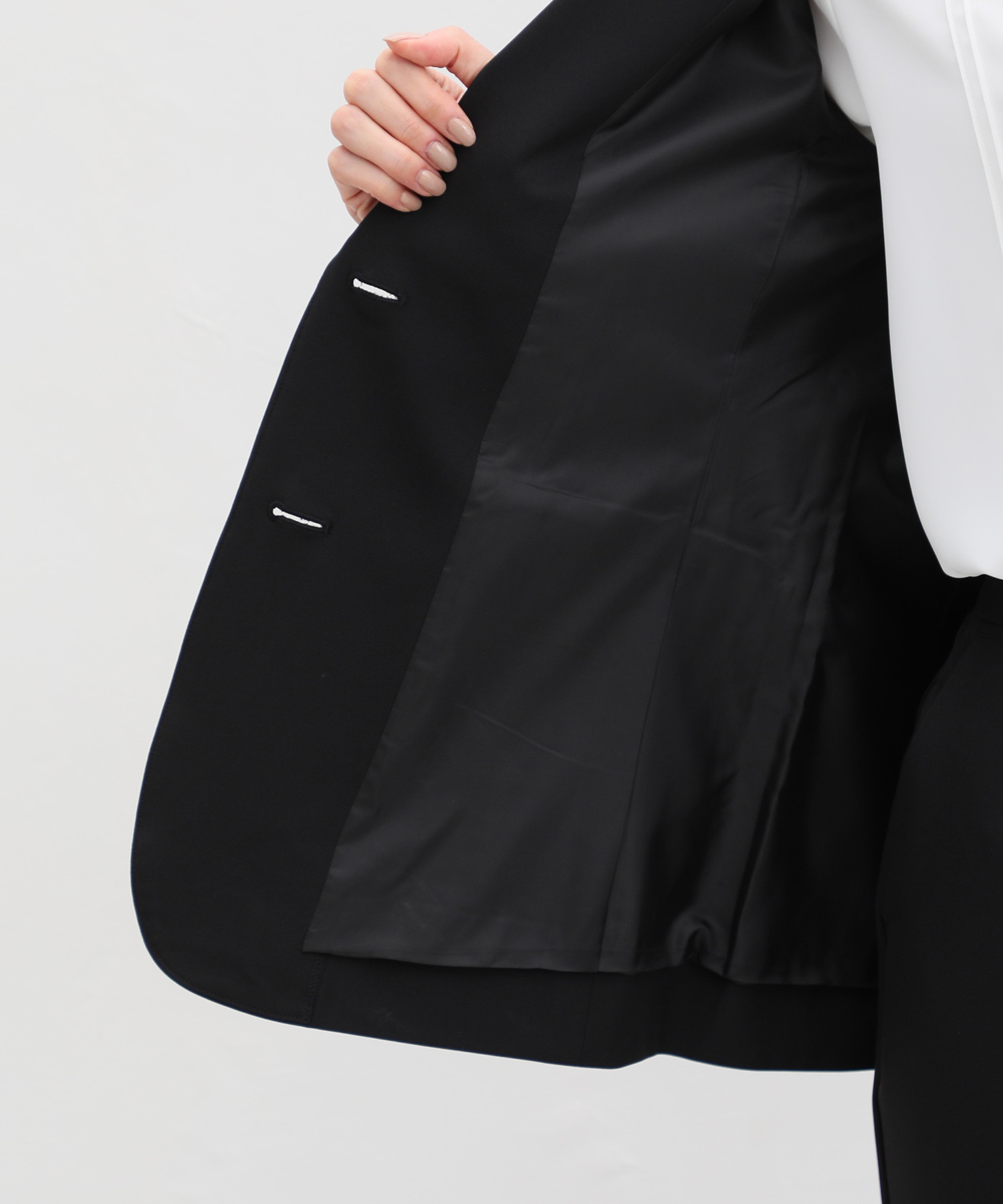 ☆ERU☆様【専用】ジャックバニー フード付きジャケット レディース1 （M）黒 ブルゾン アウター ジャックバニー ストレッチ20D袋織り 中綿