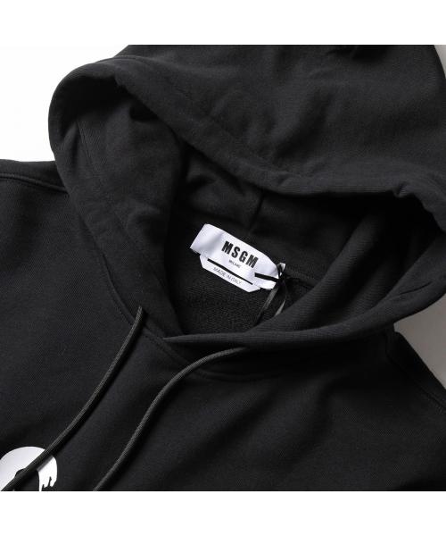MSGM - MSGM  ロゴ　クロップド　パーカー　プルオーバー Amazon.co.jp: MSGM (エムエスジーエム) 長袖プルオーバー