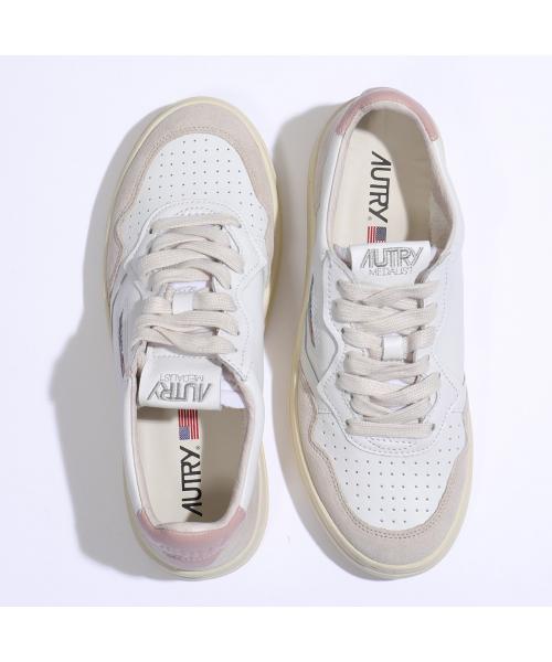 スニーカー AUTRY SNEAKER (AULW LS37) Autry Medalist Low Sneakers in Suede and Leather White