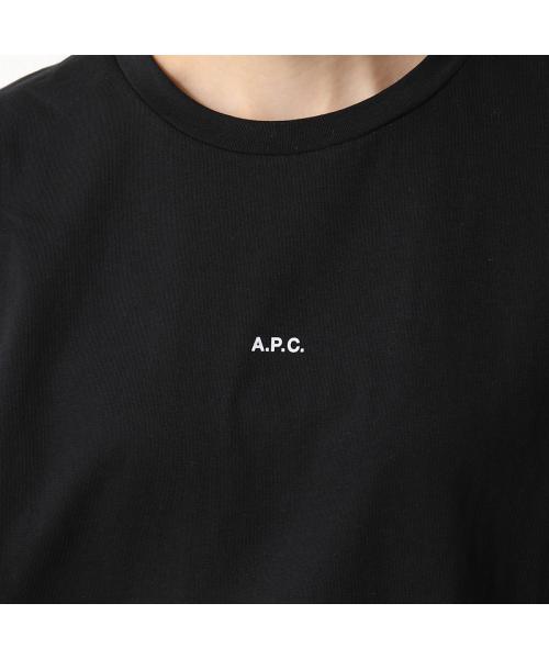 A.P.C./アーペーセー  F26937 COEIO LZZ/NOIR コットン 半袖Ｔシャツ ブラック レディース ブランド A.P.C. A.P.C./アーペーセー F26937 COEIO LZZ/NOIR コットン