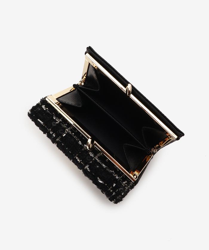 セール 40%OFF】ツイードベルトビジュー折財布(505851339