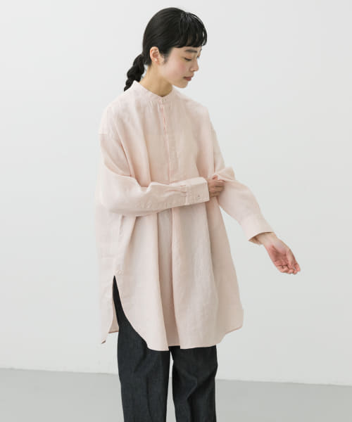 リネンチュニックシャツ(505844533) | かぐれ(KAGURE) - d fashion リネンチュニックシャツ(505844533) | かぐれ(KAGURE) - d fashion