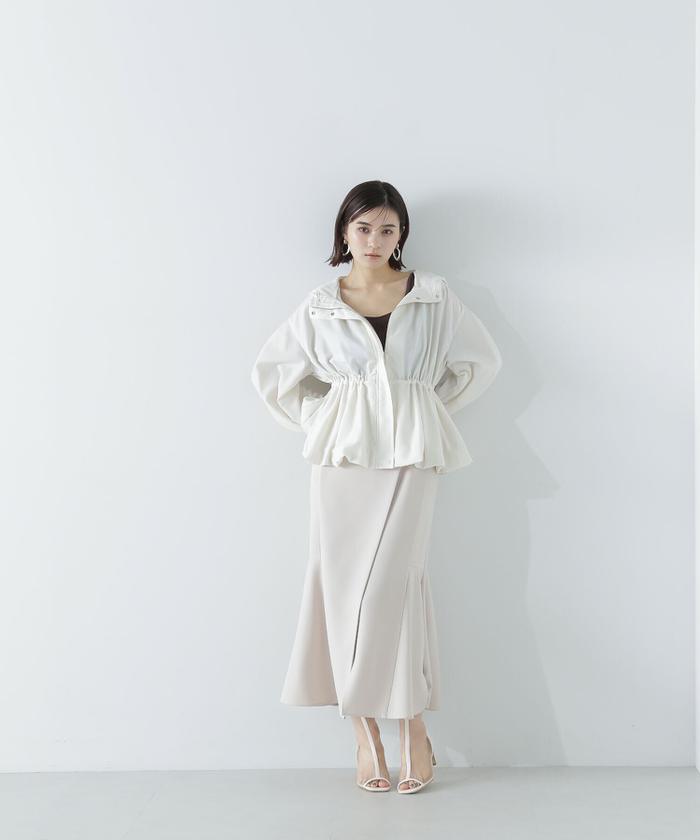 ペプラムバルーンブルゾン 24SS(505847355) | ナチュラル ペプラムバルーンブルゾン 24SS(505847355) | ナチュラル