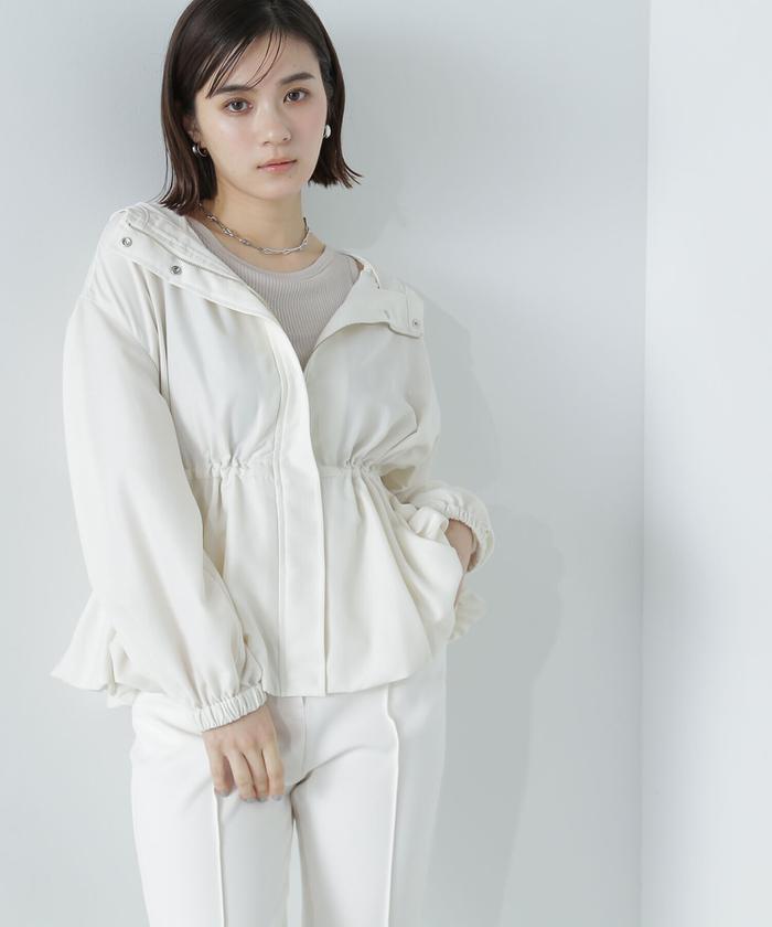 ペプラムバルーンブルゾン 24SS(505847355) | ナチュラル ペプラムバルーンブルゾン 24SS(505847355) | ナチュラル