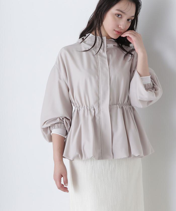 ペプラムバルーンブルゾン 24SS(505847355) | ナチュラル ペプラムバルーンブルゾン 24SS(505847355) | ナチュラル