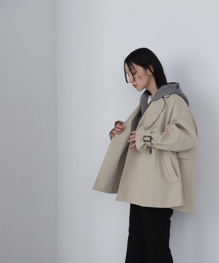 セール 10%OFF】テントラインミディトレンチコート 24SS