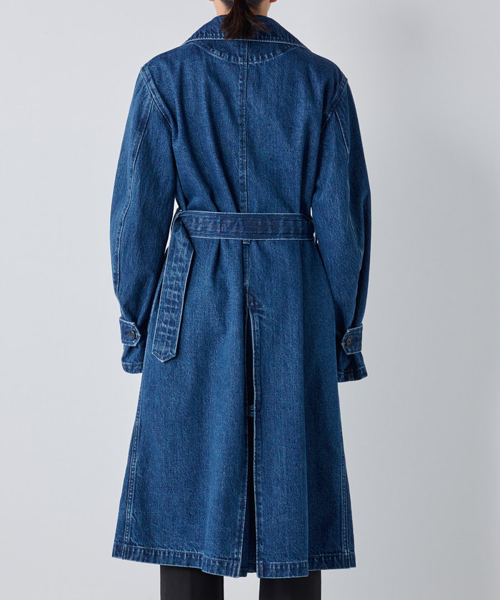 【Isabel marant】「ブレッカ」デニムトレンチコート Brekka コットンデニムトレンチコート - Isabel Marant