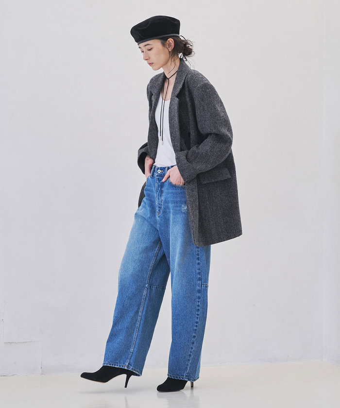 セール 50%OFF】【上質素材】ハリスツイードジャケット