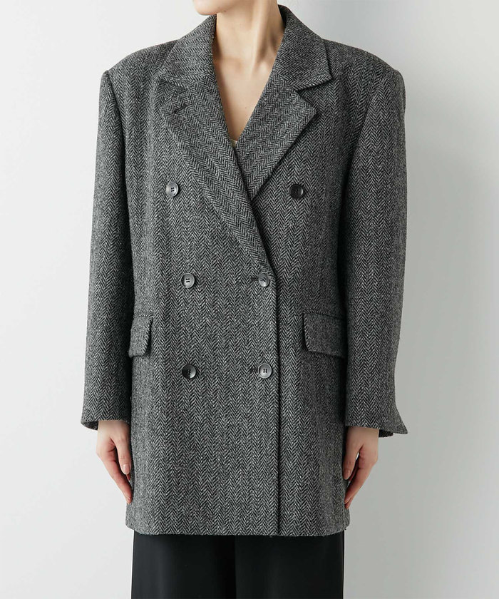 セール 50%OFF】【上質素材】ハリスツイードジャケット