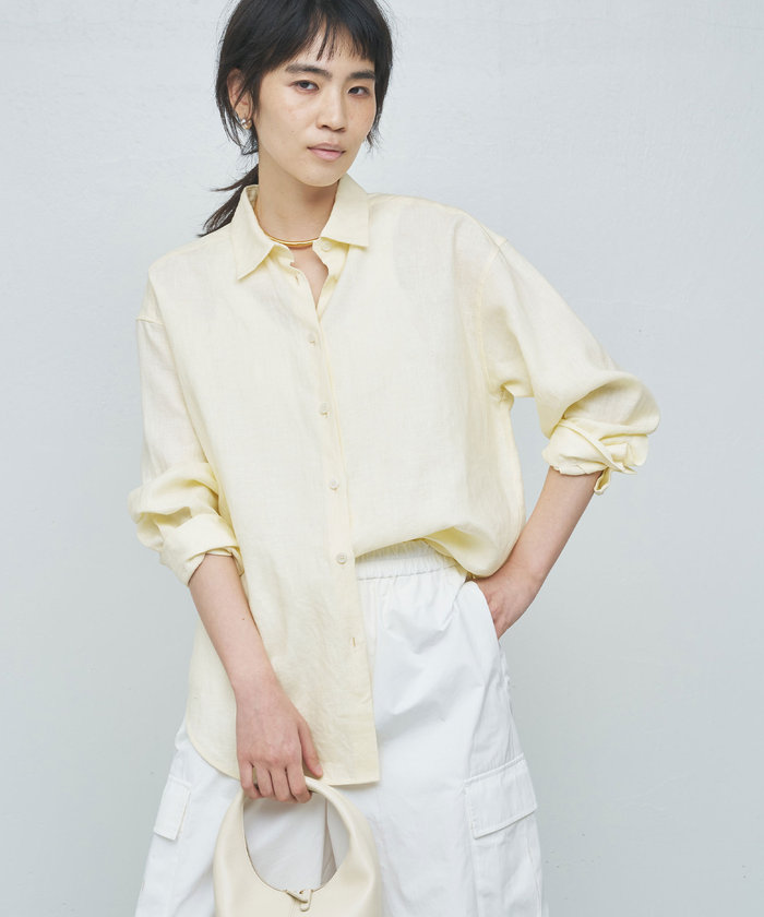 Lemon様】GALLARDAGALANTE コンチネンタルリネンシャツ 白