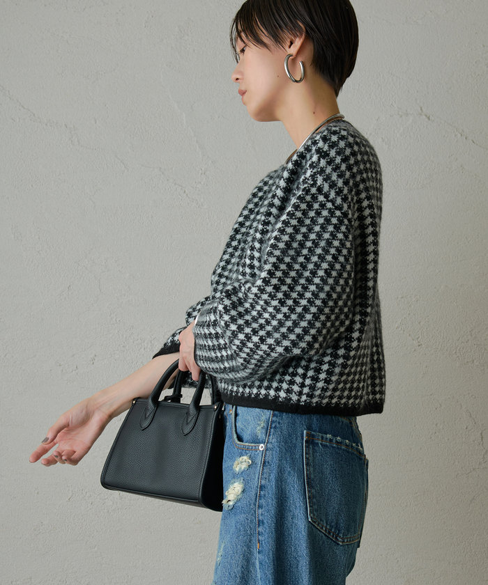 Loungedress - 新品　ラウンジドレス　モヘアツイードカーディガン Loungedress】モヘアツイードカーディガン | OUTLET