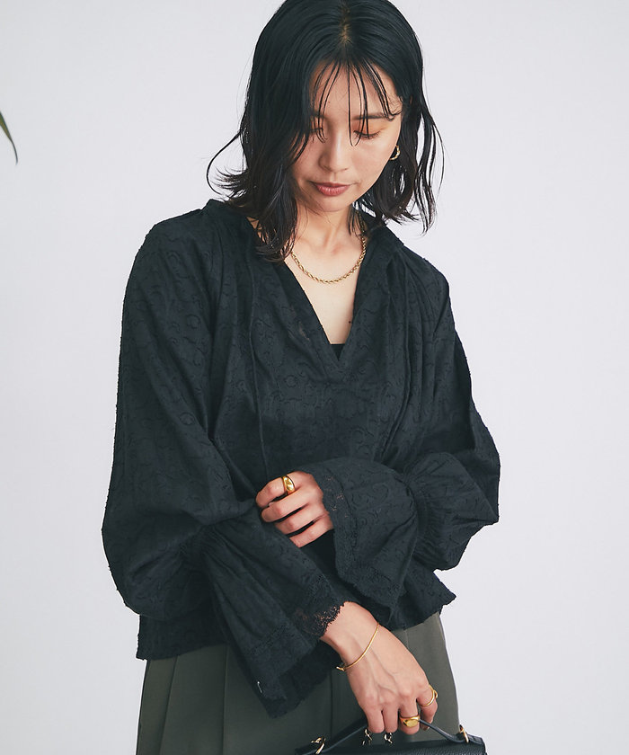 クーポン】【セール 59%OFF】【RIVE DROITE】カットジャガード