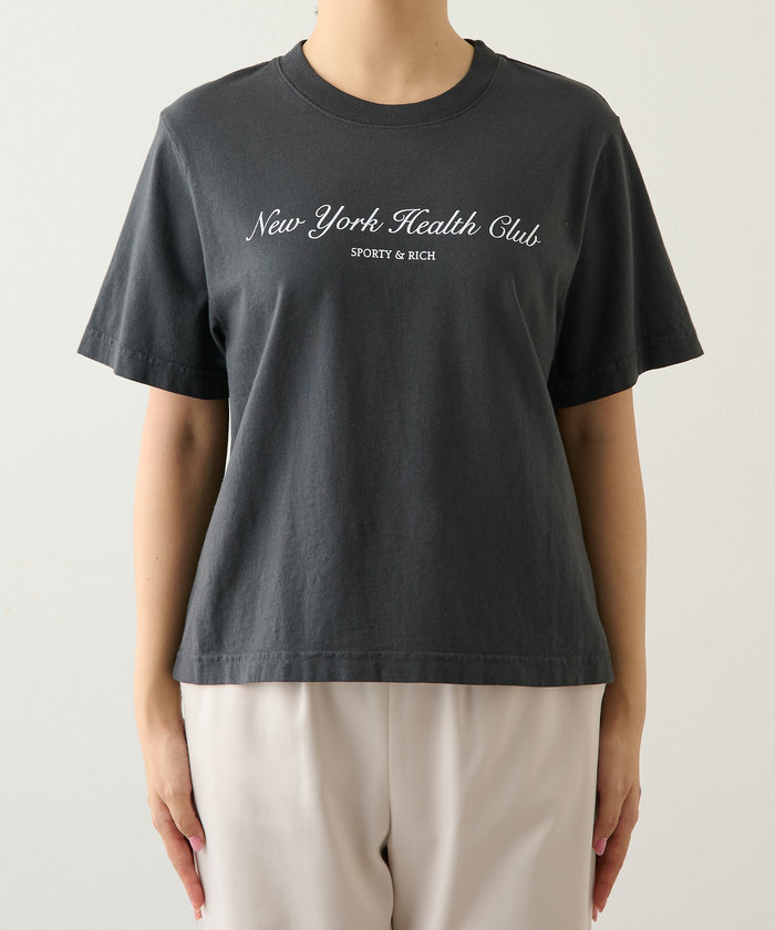【Sporty&Rich】HEALTH CLUB クロップドTシャツ クーポン】【セール 30%OFF】【Sporty&Rich】HEALTH CLUB