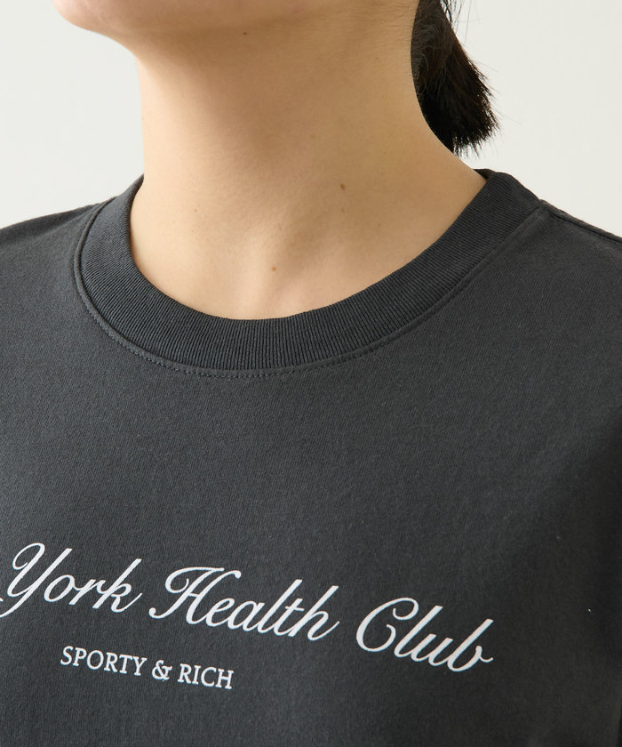 【Sporty&Rich】HEALTH CLUB クロップドTシャツ クーポン】【セール 30%OFF】【Sporty&Rich】HEALTH CLUB
