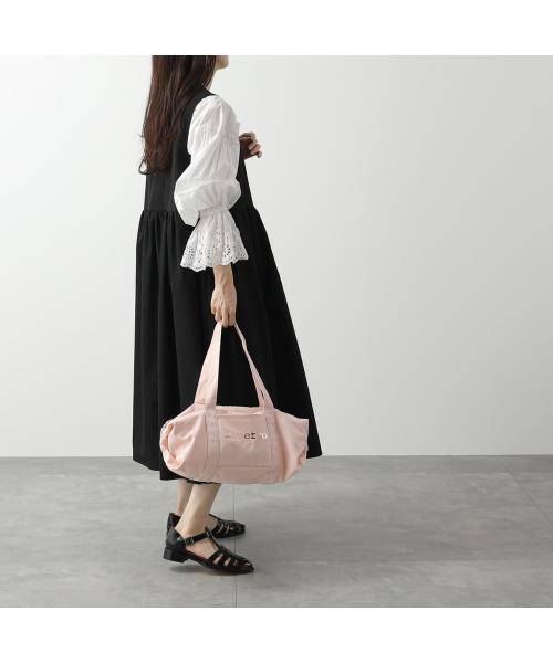 コットン リボン付き巾着トートバッグ ピンク☆ REPETTO コットン リボン付き巾着トートバッグ ピンク☆ REPETTO