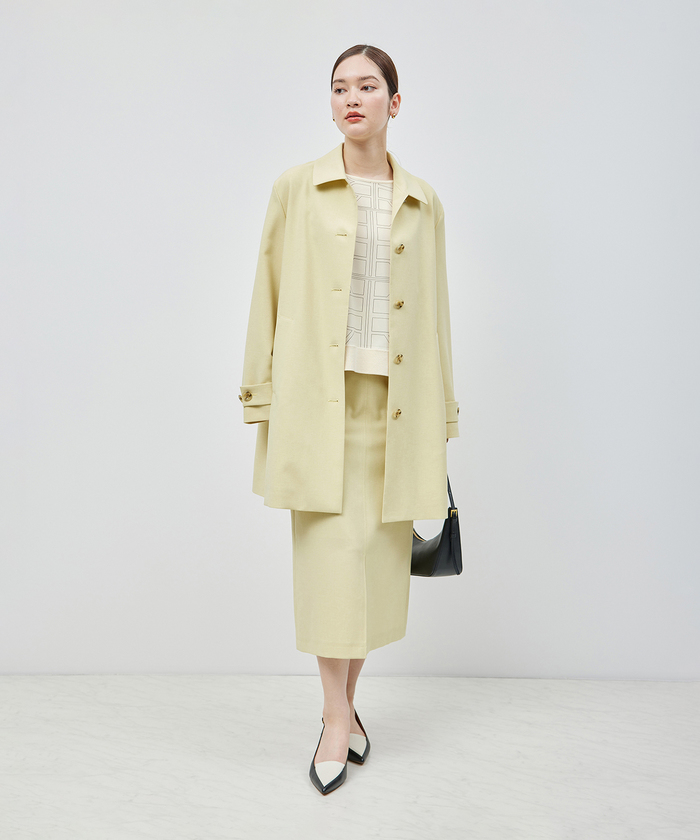 新品!!DOUXARCHIVES綿ナイロンミドルステンカラーコート UNISEX】ナイロンワッシャーステンカラーコート / J.PRESS YORK