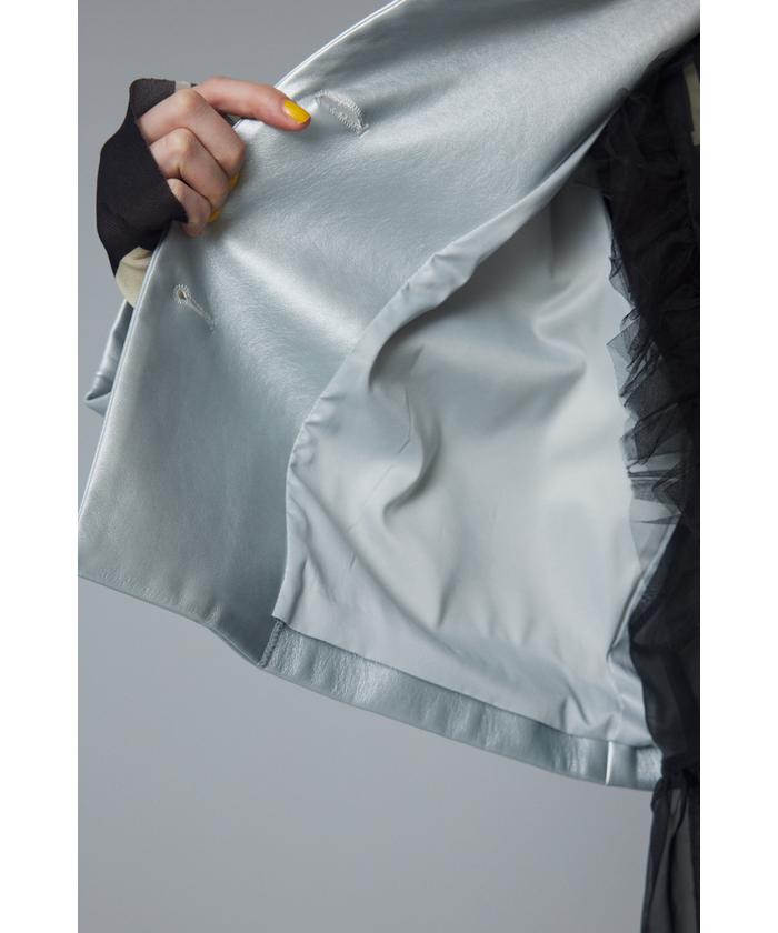 セール 50%OFF】Fake leather jacket(505856799) | ヘリンドット