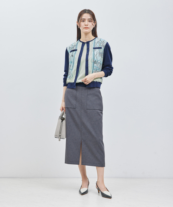 セール 40%OFF】【洗える】ヴィンテージスカーフプリント セール 40%OFF】【洗える】ヴィンテージスカーフプリント